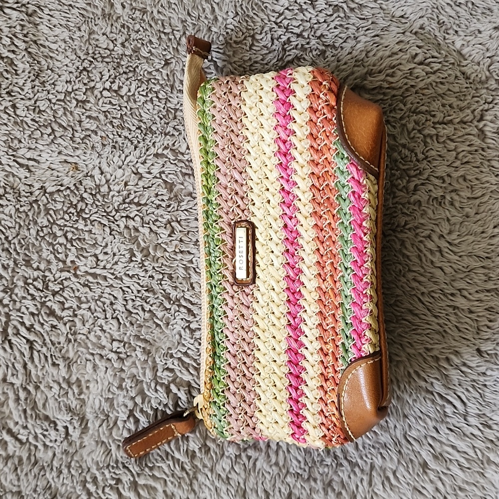 Rossetti woven style small purse coin cosmetic travel pouch